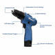 12V Cordless Drill Driver with 2×1300mAh Batteries