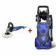150Bar Electric Pressure Washer With 1050W Electric Polisher