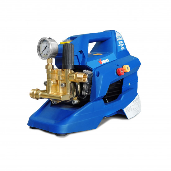VTOOLS 120 Bar Electric Professional Induction Pressure Washer With 8 Meter Hose and Soap Dispenser