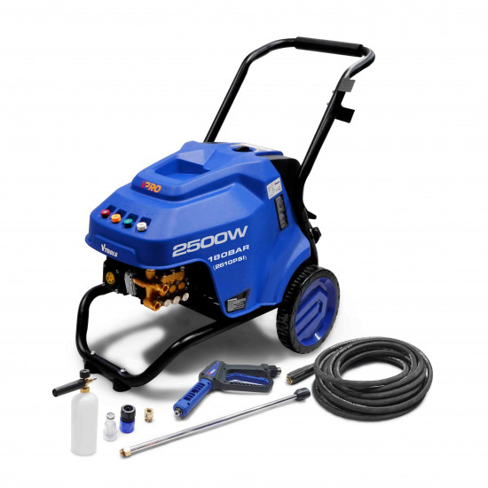 Professional 180 Bar 2500W Electric Air Cooled Induction Pressure Washer