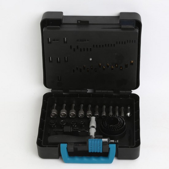 204 Piece Drill Bit Set With HSS Bits and Storage Case For Metal, Wood, and Concrete Drilling