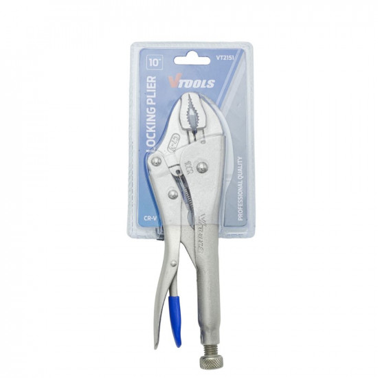 10 Inch CRV Locking Plier With Curved Jaw