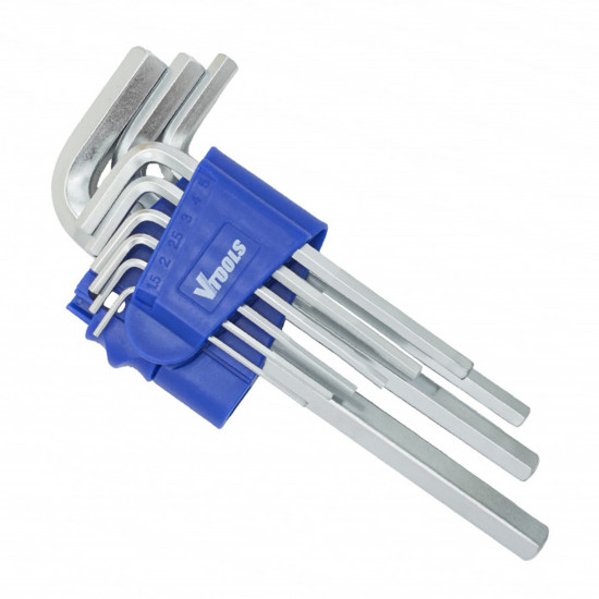 VTOOLS 9 Piece Extra Long Torx Key Allen Wrench Set (1.5mm - 10.0mm)
