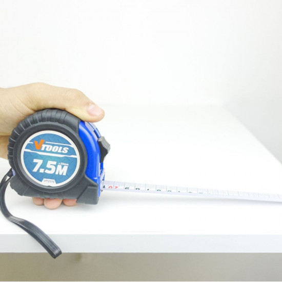 7.5M Measuring Tape Measure With Auto Lock