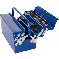 Multi-Purpose 104 Pcs Tool Kit in Folding Tool Box