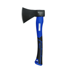 15 Inch Carbon Steel Chopping Axe Hammer with Fiber Glass Handle, 800g