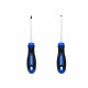 VTOOLS 2Pcs Screwdriver Set, 125mm Phillips and Slotted, Magnetic Tip With Non-Slip Comfortable Handle