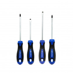 VTOOLS 4Pcs Screwdriver Set, 100-150mm Phillips and Slotted