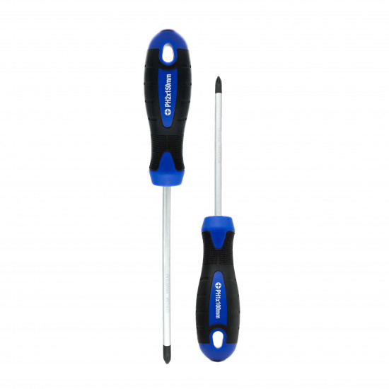 VTOOLS 4Pcs Screwdriver Set, 100-150mm Phillips and Slotted