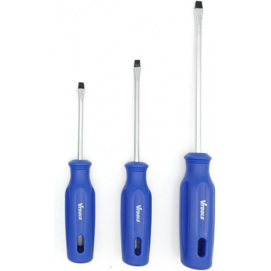 VTOOLS 6Pcs Screwdriver Set, 75,100 and 150mm Phillips and Slotted, Magnetic Tip With Non-Slip Comfortable Handle