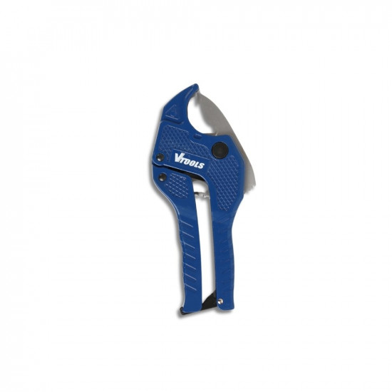 VTOOLS 42mm PVC Tube Cutter, Aluminium Alloy Body with Stainless Steel Blade, Lightweight Cutter