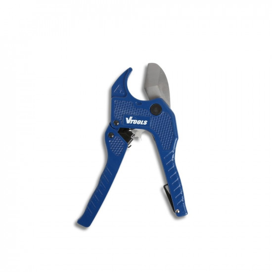 VTOOLS 42mm PVC Tube Cutter, Aluminium Alloy Body with Stainless Steel Blade, Lightweight Cutter