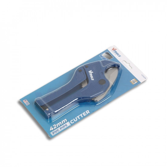 VTOOLS 42mm PVC Tube Cutter, Aluminium Alloy Body with Stainless Steel Blade, Lightweight Cutter