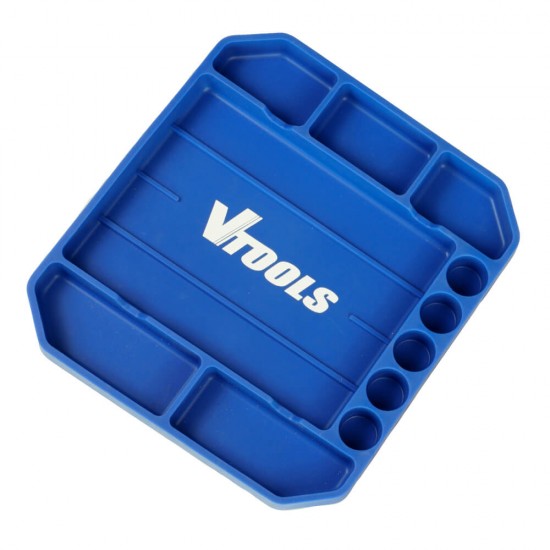 VTOOLS Premium Quality Non Slip Semi Rigid Rubber Tool Tray & Organizer (Medium)