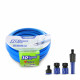 10m Garden Hose, 1/2 Inch PVC Layer With 5 PC Hose Connector Set