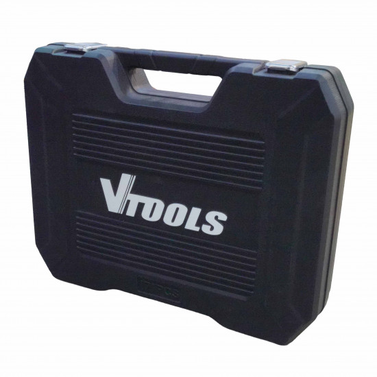 VTOOLS 171 Pcs 1/2, 1/4, and 3/8 Inch Impact Socket Tool Set