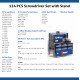 VTOOLS 389Pcs Heavy-Duty Tool Cabinet with 7 Drawers