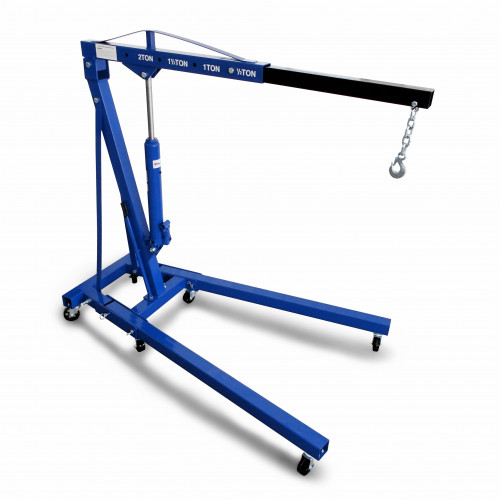 Heavy-Duty 2T Folding Engine Crane with 0-2350mm Lifting Range