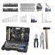 VTOOLS 143 PCS Mechanics Tool Set with Socket Wrench Kit