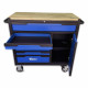 VTOOLS 42 Inch Rolling Tool Cabinet with Wood Worktop