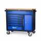 VTOOLS 42 Inch Rolling Tool Cabinet with Wood Worktop