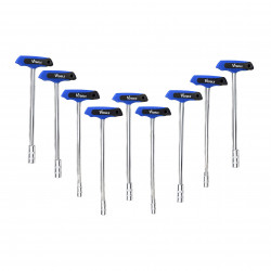 VTOOLS 9 Pc Nut Driver T Handle Set with BMC Case