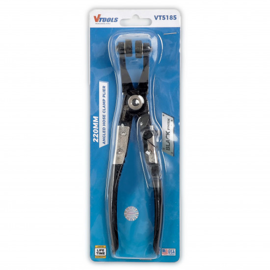 VTOOLS 220mm Angled Hose Clamp Pliers 
