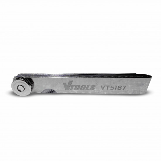 VTOOLS 15 Blade Metric Feeler Gauge