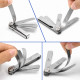 VTOOLS 15 Blade Metric Feeler Gauge