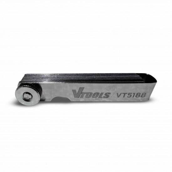 VTOOLS 25 Blade Metric Feeler Gauge