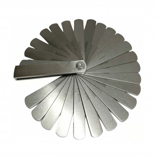 VTOOLS 25 Blade Metric Feeler Gauge