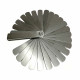 VTOOLS 25 Blade Metric Feeler Gauge