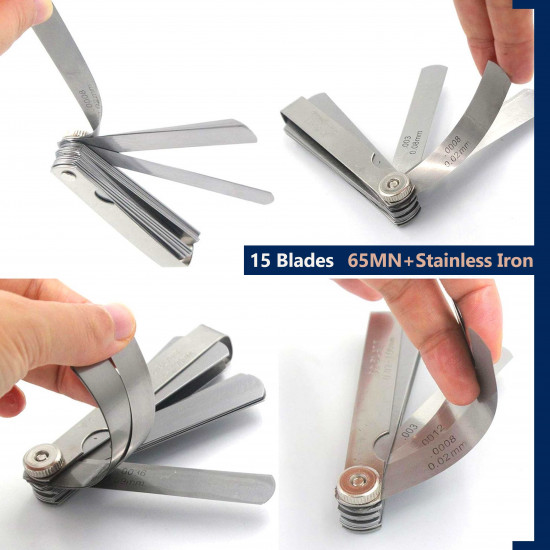 VTOOLS 26 Blade Metric Feeler Gauge