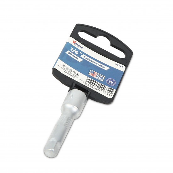 VTOOLS 1/4 Inch 50mm Socket Extension Bar CRV Steel