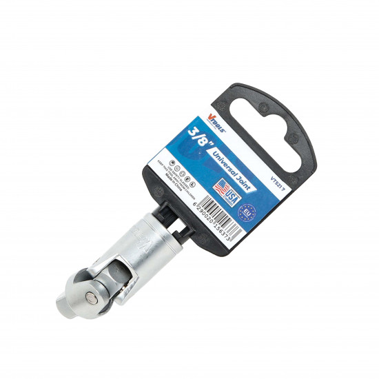 VTOOLS 3/8 Inch Universal Joint CRV Steel Swivel Adapter