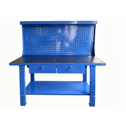 VTOOLS Heavy Duty Work Bench with Pegboard Drawer