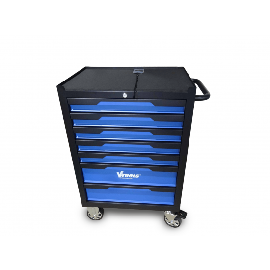 VTOOLS 27 Inch 7 Drawer Rolling Tool Cabinet with EVA Top