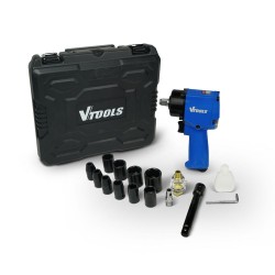 1/2” Drive Air Impact Wrench With 17 PCS Kit