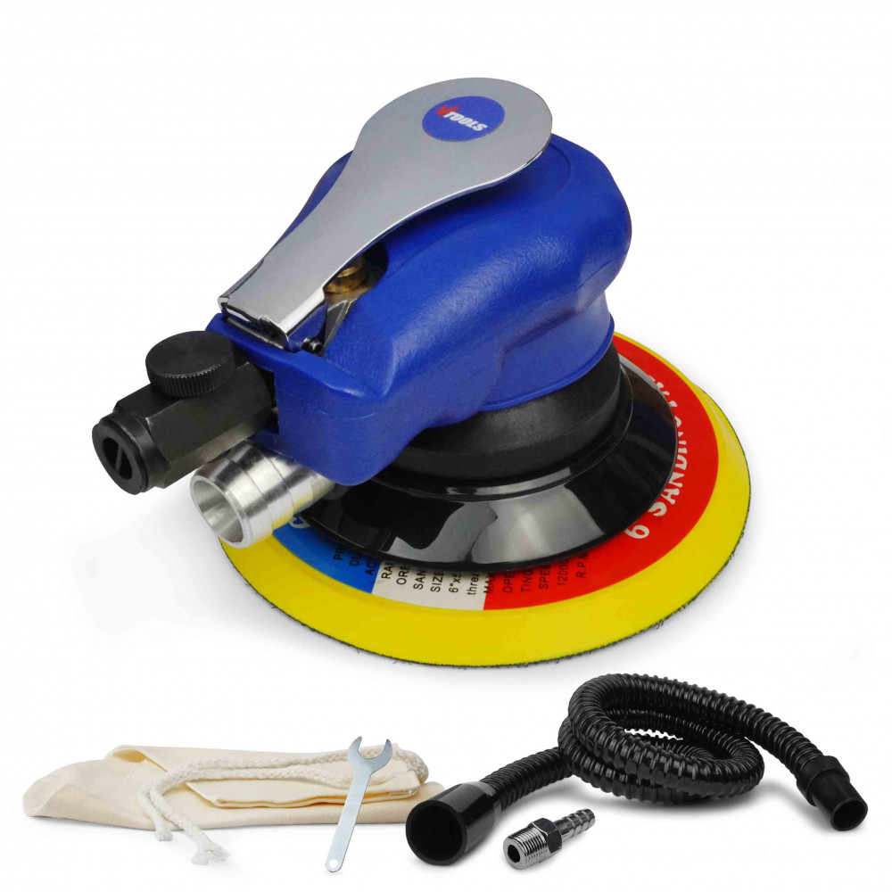 6 Rotary Sander - Dual Action | 10,000rpm | High Quality Air Compressor Tools