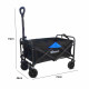 VTOOLS Foldable Utility Wagon trolley Cart