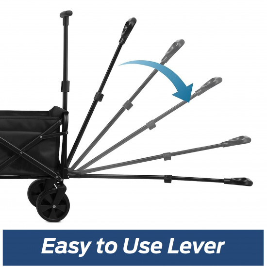 VTOOLS Foldable Utility Wagon trolley Cart
