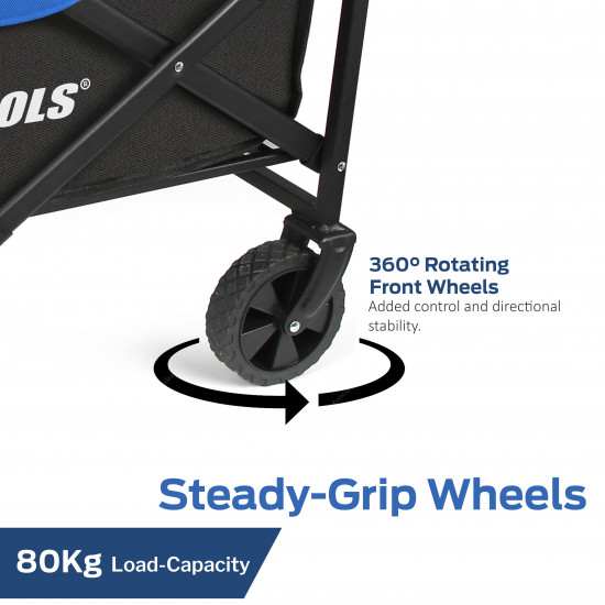 VTOOLS Foldable Utility Wagon trolley Cart