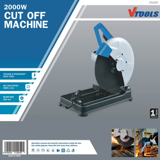 VTOOLS 2200 Watts 355mm Metal Cut Off Machine