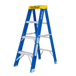 4 Ft. Fiberglass Step Ladder for working height up to 8 Ft.