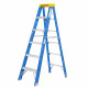 6Ft. Fiberglass Step Ladder for working height up to 10 Ft.