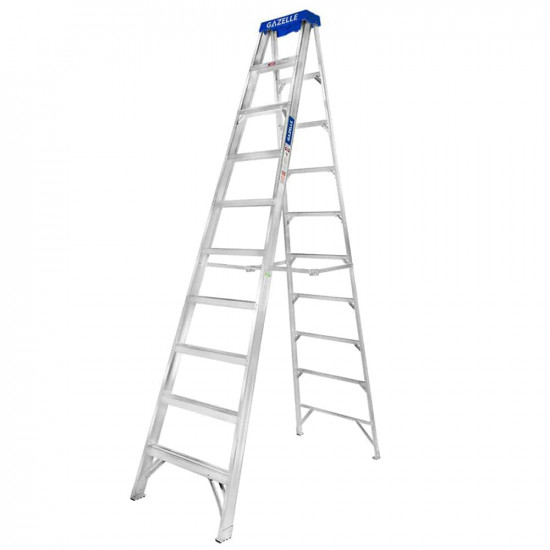 10 Ft. Aluminium Step Ladder for working height up to 14 Ft.