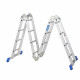 11 Ft. Aluminium Ladder 4 section 4 x 3 steps