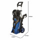 2500W 195Bar Electric Water Cool Induction Pressure Washer
