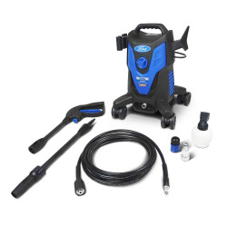 135 Bar 1650 Watts Electric Pressure Washer With 5 Meter Hose and Wheels