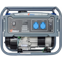 VTOOLS 2200 Watt Petrol Powered Portable Generator with 10Hrs Run Time